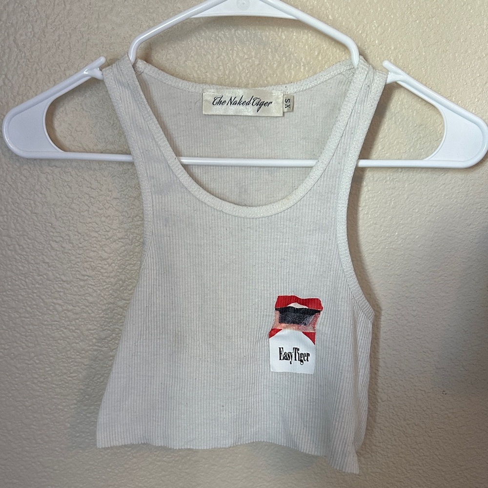 The Naked Tiger White Tank Top